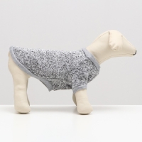 Свитер меланжевый, размер XL (ДС 35, ОШ 32, ОГ 50 см), серый Свитер меланжевый, размер XL (ДС 35, ОШ 32, ОГ 50 см), серый