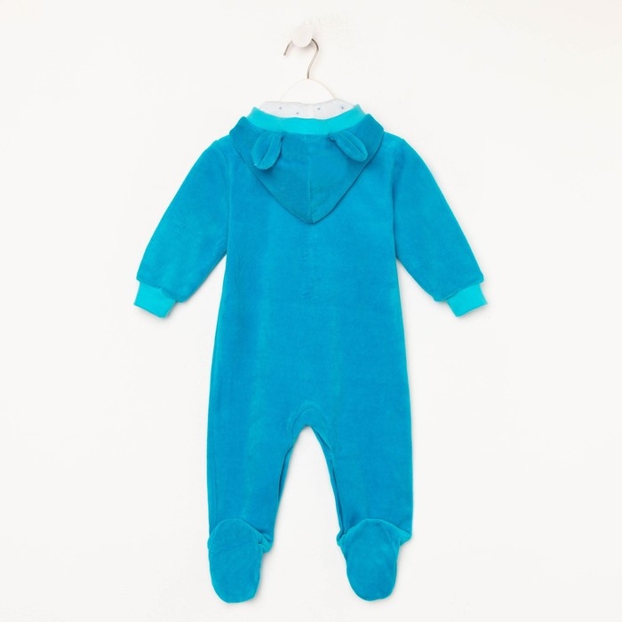 Комбинезон утеплённый для мальчика, цвет голубой, рост 62 Комбинезон утеплённый для мальчика, цвет голубой, рост 62