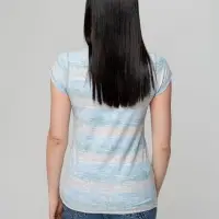 Футболка женская RAYET LADY двусторонняя, голубой/зеленый, размер XXL Футболка женская RAYET LADY двусторонняя, голубой/зеленый, размер XXL