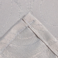 Скатерть Этель "Круги" цв.серебро, 142*220 +/-3 см, 115 &plusmn;10 гр,100%