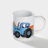 Набор детской посуды из керамики «Синий трактор», 3 предмета: кружка 240 мл, тарелка глубокая d=18 см, тарелка d=19 см Набор детской посуды из керамики «Синий трактор», 3 предмета: кружка 240 мл, тарелка глубокая d=18 см, тарелка d=19 см
