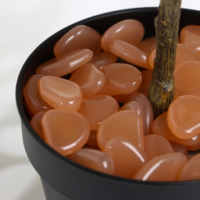 Светящийся декор Светящийся декор "Галька" бежевая, 100гр / фракция 2-3см