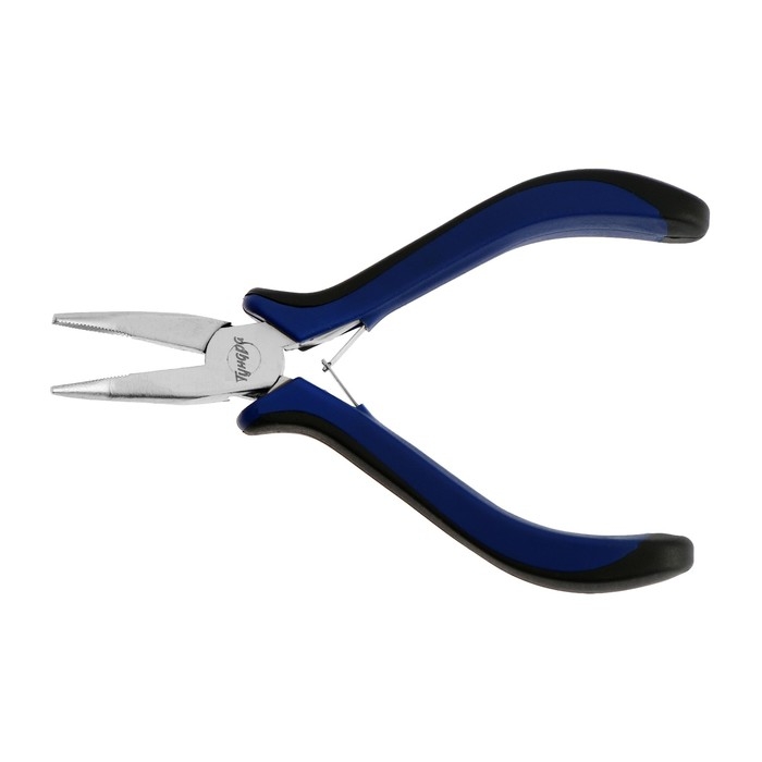 Длинногубцы изогнутые ТУНДРА mini, никелированные, двухкомпонентные рукоятки, 125 мм Длинногубцы изогнутые ТУНДРА mini, никелированные, двухкомпонентные рукоятки, 125 мм