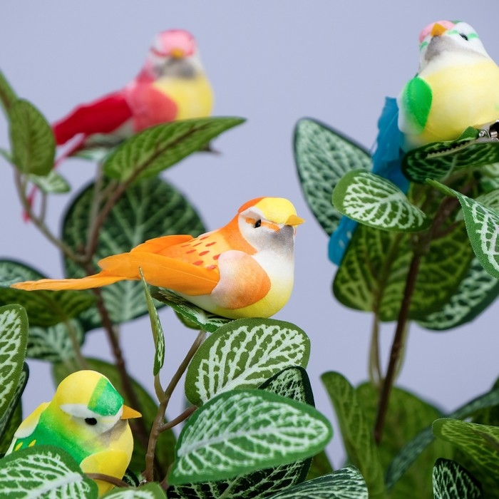 Декор на прищепке Декор на прищепке "Птица", микс, 10,5 х 4 х 4 см