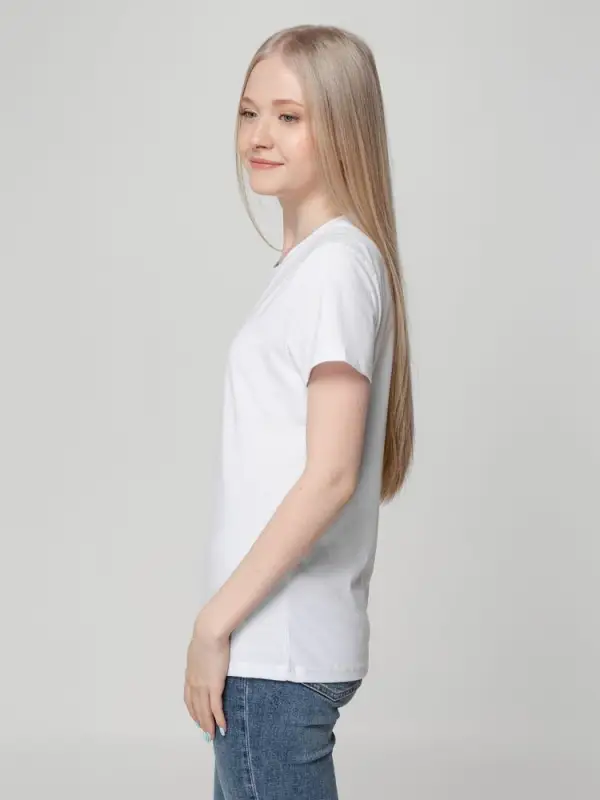 Футболка женская T-bolka Lady белая, размер L Футболка женская T-bolka Lady белая, размер L