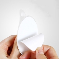 Ручка мебельная самоклеющаяся CAPPIO, L=95 мм, пластик, цвет белый Ручка мебельная самоклеющаяся CAPPIO, L=95 мм, пластик, цвет белый