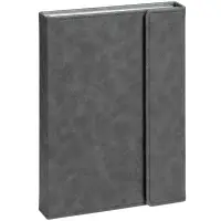 Ежедневник Flap на заказ, недатированный, серый