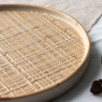 Тарелка керамическая &laquo;Самоцвет&raquo;, 21.2 см, цвет бежевый