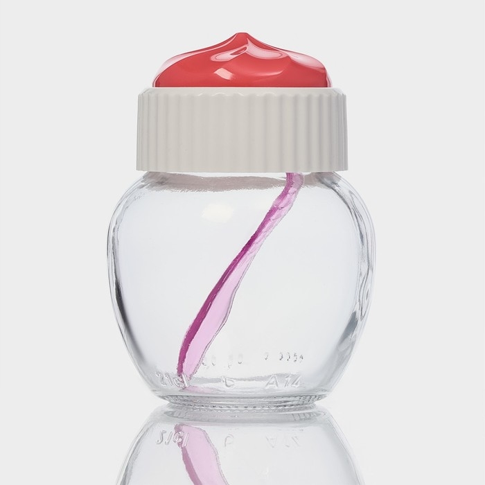 Банка стеклянная для сыпучих продуктов Cupcake, 210 мл, с крышечкой МИКС Банка стеклянная для сыпучих продуктов Cupcake, 210 мл, с крышечкой МИКС