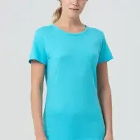Футболка женская Miss 150, бирюзовая, размер L