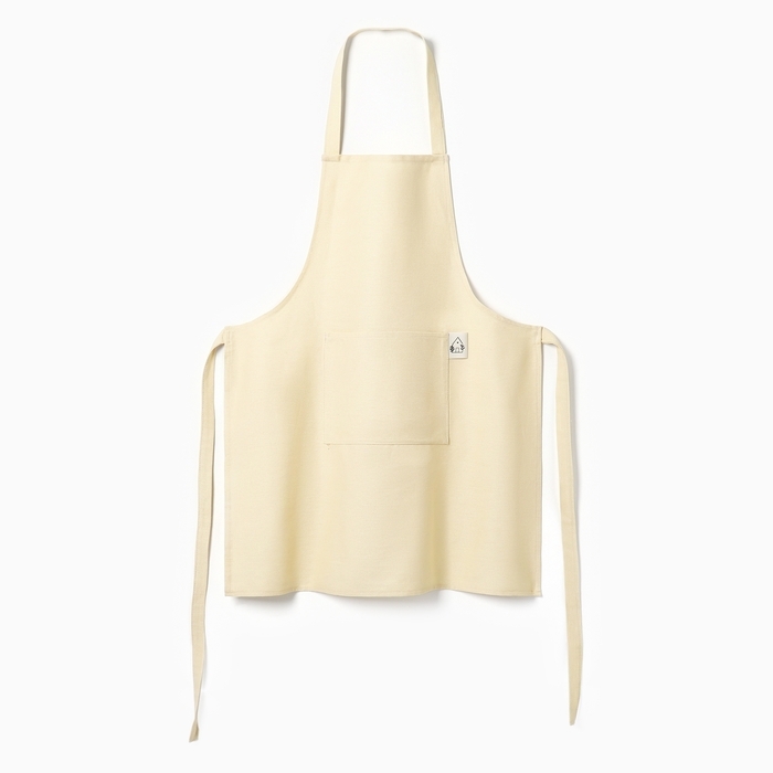 Фартук Этель Home 60х70 см, цв. молочный, 100% хл, саржа 250 г/м2