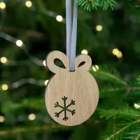 Деревянная подвеска Christmate, шар