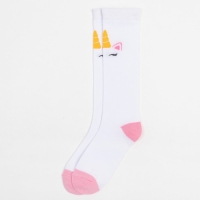 Гольфы детские KAFTAN «Единорог», 14-16 см, цвет белый Гольфы детские KAFTAN «Единорог», 14-16 см, цвет белый