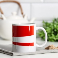 Кружка с сублимацией &laquo;Пей и не борзей&raquo;, 320 мл