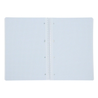 Тетрадь 80 листов в клетку на гребне "Счастливчики", обложка мелованный картон матовая ламинация, тиснение, МИКС