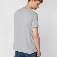 Футболка унисекс T-bolka 160, серый меланж, размер M