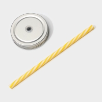 Кружка стеклянная с крышкой и трубочкой Доляна «Моряк», 450 мл, 10×7,5×13 см Кружка стеклянная с крышкой и трубочкой Доляна «Моряк», 450 мл, 10×7,5×13 см