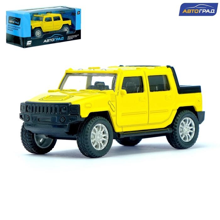 Машина металлическая &laquo;Пикап&raquo;, масштаб 1:43, инерция, МИКС