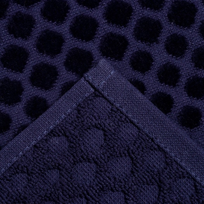 Полотенце махровое Love Life &laquo;Комфорт&raquo; 30х50 см, темно-синий, 100% хл, 500 гр/м2