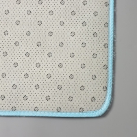 Коврик Доляна &laquo;Пушистик&raquo;, 50&times;80 см, цвет голубой