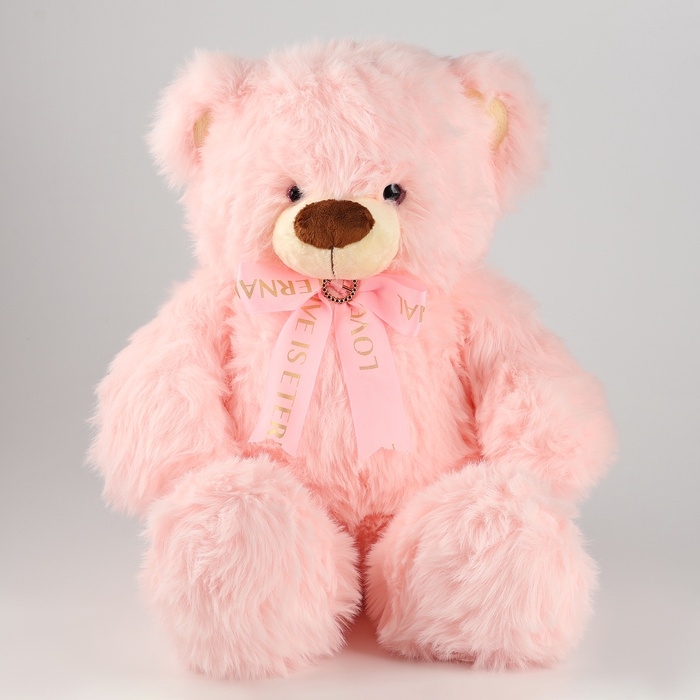 Мягкая игрушка &laquo;Медведь&raquo;, с бантиком, 60 см, цвет розовый