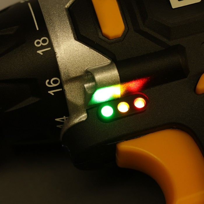 Дрель-шуруповерт DEKO DKCD20FU-Li, со съемным патроном, 20 В, 1.5 Ач, 42 Нм, 2 скорости Дрель-шуруповерт DEKO DKCD20FU-Li, со съемным патроном, 20 В, 1.5 Ач, 42 Нм, 2 скорости