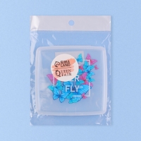 Органайзер для хранения гигиенических принадлежностей &laquo;BUTTERFLY&raquo;, 9,5 &times; 9,5 &times; 1,5 см, цвет прозрачный