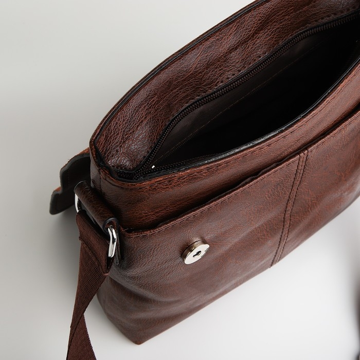 Сумка мужская, цвет коричневый