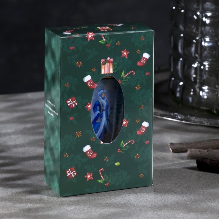 Светодиодная фигура &laquo;Снегурочка&raquo; 7.6 &times; 13.5 &times; 3.2 см, пластик, батарейки AG13х3 (в комплекте), свечение тёплое белое