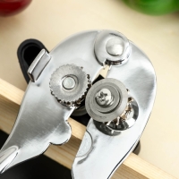 Нож консервный Доляна Shapes, нержавеющая сталь, цвет чёрный Нож консервный Доляна Shapes, нержавеющая сталь, цвет чёрный