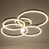 Люстра с ПДУ "Ментре" LED 142Вт черно-золотой 81х61х16 см BayerLux Люстра с ПДУ "Ментре" LED 142Вт черно-золотой 81х61х16 см BayerLux