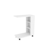 Столик приставной Мальта, 602х302х766, Белый матовый