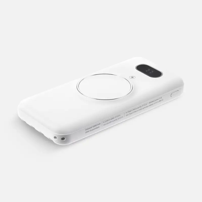 Аккумулятор Omni Qi 10000 мАч, ver.2, белый Аккумулятор Omni Qi 10000 мАч, ver.2, белый