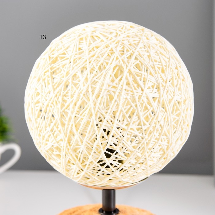 Настольная лампа Настольная лампа "Венера" Е14 40Вт оранжевый 12х12х26см RISALUX