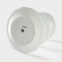 Блюдо керамическое 3-х ярусное Доляна &laquo;Дымка&raquo;, d=15,5/17/23 см