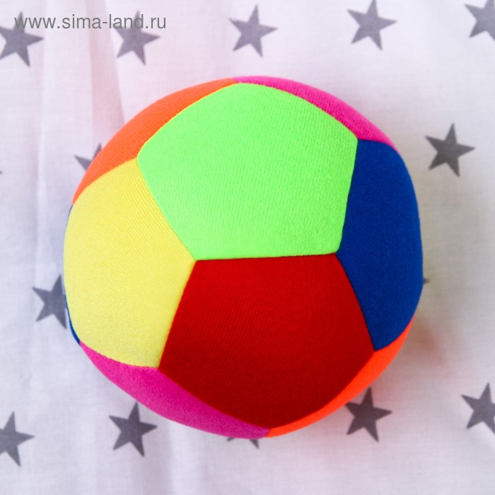 Развивающая игрушка &laquo;Мяч футбольный цветной&raquo;, с бубенчиком