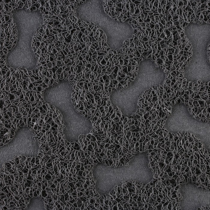 Коврик универсальный под миску и лоток &laquo;&lrm;Косточки&raquo;&lrm;, 30х40 см, серый