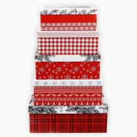 Набор подарочных коробок 5 в 1 «Уютного нового года», 22 х 14 х 8,5 ‒ 32.5 х 20 х 12.5 см, Новый год Набор подарочных коробок 5 в 1 «Уютного нового года», 22 х 14 х 8,5 ‒ 32.5 х 20 х 12.5 см, Новый год