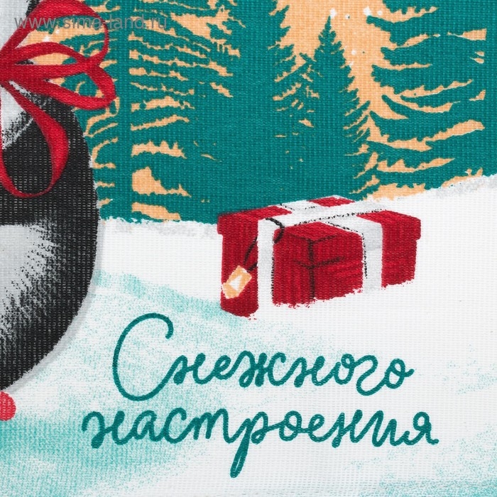 Полотенце кухонное &laquo;Снежного настроения&raquo; 35х60см