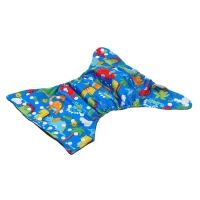 Многоразовый подгузник «Африка», 3-15 кг, угольно-бамбуковая ткань, цвет синий, Крошка Я Многоразовый подгузник «Африка», 3-15 кг, угольно-бамбуковая ткань, цвет синий, Крошка Я