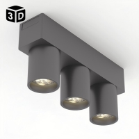 Светильник трековый ULTRA "Три бочонка" LED 6Вт 3000K-5700К CRI90 черный 12,2х2,6х5,5см Светильник трековый ULTRA "Три бочонка" LED 6Вт 3000K-5700К CRI90 черный 12,2х2,6х5,5см