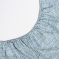 Простыня на резинке Этель 160*200*25см, цв.зеленый, поплин, 125 г/м2 Простыня на резинке Этель 160*200*25см, цв.зеленый, поплин, 125 г/м2