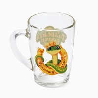 Новый год. Кружка стеклянная &laquo;Талисман&raquo;, 300 мл