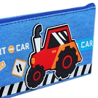 Пенал школьный на молнии "Трактор", микс Пенал школьный на молнии "Трактор", микс