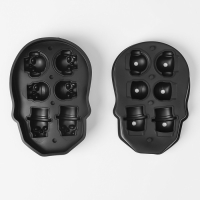 Форма для льда Доляна «Черепа», силикон, 6 ячеек, 18×12×3,5 см, цвет чёрный Форма для льда Доляна «Черепа», силикон, 6 ячеек, 18×12×3,5 см, цвет чёрный