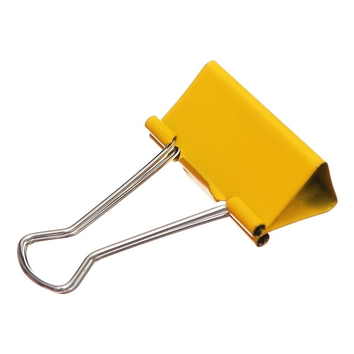 Набор зажимов для бумаг цветных 41мм, 12 штук, 5 цветов, в картонной коробке Набор зажимов для бумаг цветных 41мм, 12 штук, 5 цветов, в картонной коробке