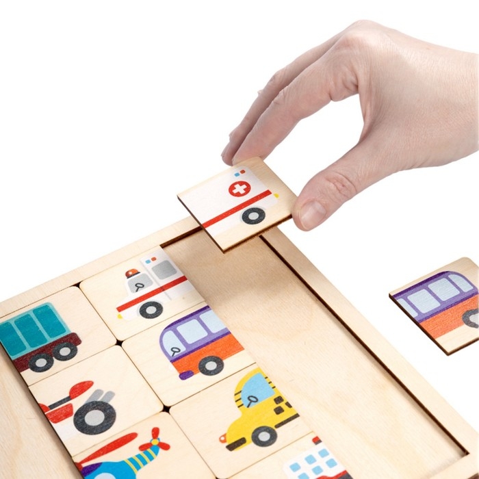 Пазлы из дерева &laquo;Половинки. Транспорт&raquo;