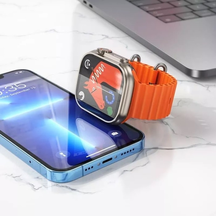 Смарт-часы Hoco Y12, 2 Смарт-часы Hoco Y12, 2", 240x282, IP67,BT5.0, 300 мАч, золотистые