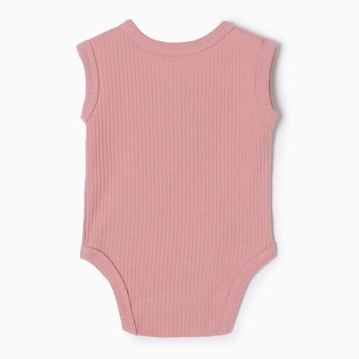 Боди Крошка Я BASIC LINE, рост 62-68 см, розовый