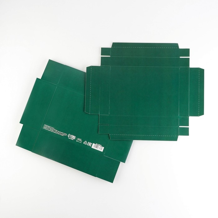 Коробка подарочная складная, упаковка, &laquo;Изумрудная&raquo;, 21 х 15 х 7 см